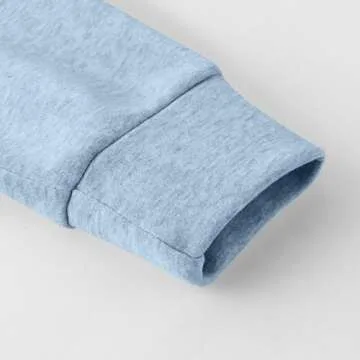 Trendy Light Blue Hoodie for Women Fall Outfits