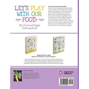 Let's Play with Our Food: My Fruit and Veggie Coloring Book - Fun and Educational Art for Kids