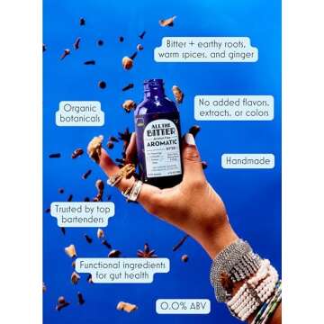 All The Bitter - The Bitter Bundle - 4 Non Alcoholic Bitters Gift Set - Zero Proof Bitters Cocktail ...