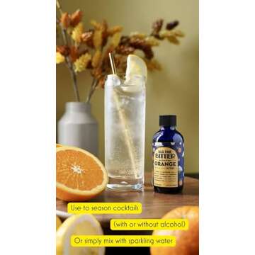 All The Bitter - The Bitter Bundle - 4 Non Alcoholic Bitters Gift Set - Zero Proof Bitters Cocktail Kit - Lavender, Aromatic, New Orleans, Orange Bitters - Drink Mixers for Cocktails, Bourbon, Whiskey