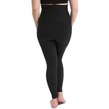 Kindred Bravely Louisa Ultra High-Waisted Over The Bump Maternity/Pregnancy Leggings (Black, X-Large)
