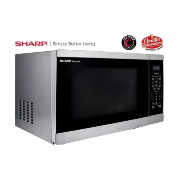 Sharp 1.4 CuFt Microwave with Inverter & Carousel Turntable