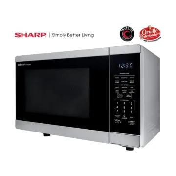 Sharp 1.4 CuFt Microwave with Inverter & Carousel Turntable