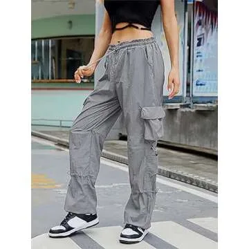 LQI Women's Baggy Cargo Pants Stylish and Comfortable