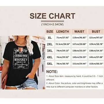 Plus Size Smooth As Tennessee Whiskey Shirt Women Keyhole Sexy V Neck Country Music Tops Tshirt