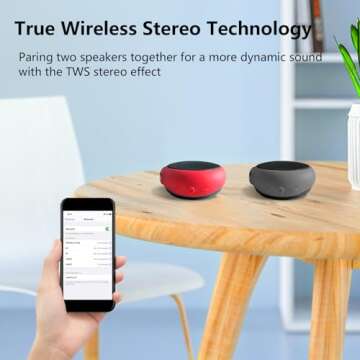 ANCwear Wearable Speaker Bluetooth Wireless Wrist Speaker for Running Watch Speaker with Microphone ...