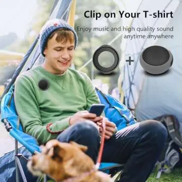 ANCwear Wearable Speaker Bluetooth Wireless Wrist Speaker for Running Watch Speaker with Microphone White Noise Machine Water-Resistant Portable Speaker Hiking Outdoor Sports