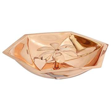 Achla Designs Copper Bee Fountain & Birdbath with Stake