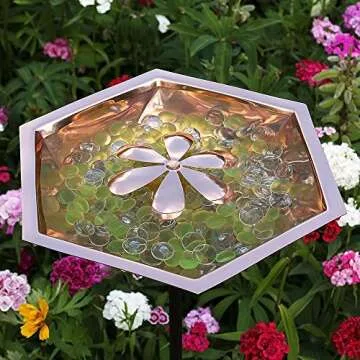 Achla Designs Copper Bee Fountain & Birdbath with Stake