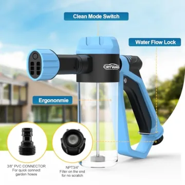 Crywag Car Wash Foam Gun Kit for Effortless Cleaning