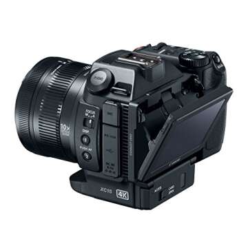 Canon XC15 4K Professional Camcorder, Black (1456C002)