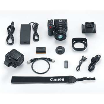 Canon XC15 4K Professional Camcorder, Black (1456C002)