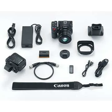 Canon XC15 4K Professional Camcorder, Black (1456C002)