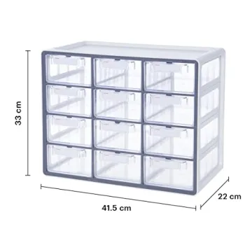 Stylish SYSMAX Gray Organizer for Home and Office