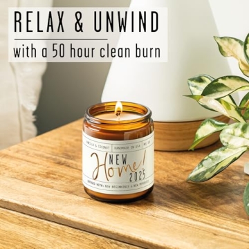 Housewarming Gift - New Home 2025 Soy Candle with Vanilla