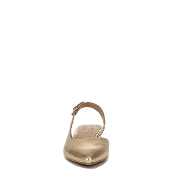 Naturalizer Women's Slingback Pumps in Dark Gold Leather