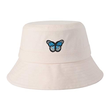ZLYC Unisex Embroidered Bucket Hat - Stylish Summer Sun Protection
