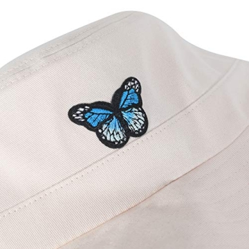 ZLYC Unisex Embroidered Bucket Hat Summer Fashion Accessory