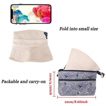 ZLYC Unisex Embroidered Bucket Hat Summer Fashion Accessory