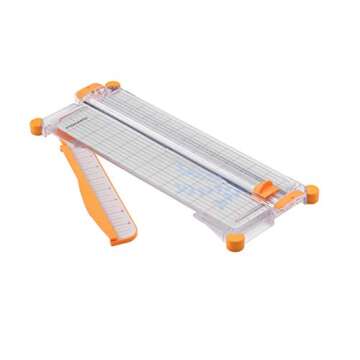 Fiskars SureCut Portable Paper Trimmer, 12 Inch Cut , Orange - 154450-1009