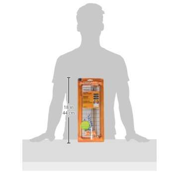 Fiskars SureCut Portable Paper Trimmer, 12 Inch Cut , Orange - 154450-1009