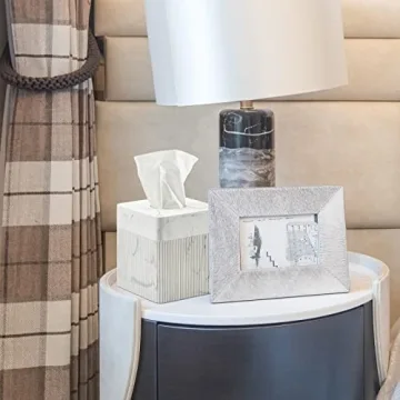 Elegant Marble Tissue Box Cover for Modern Home Decor