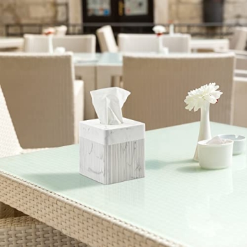 Elegant Marble Tissue Box Cover for Modern Home Decor