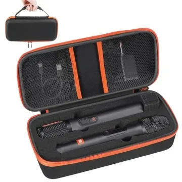 LZSIG Wireless Microphone Storage Case - Compatible with JBL 2 Mic