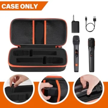 LZSIG Portable Case for JBL 2 Mic - Black