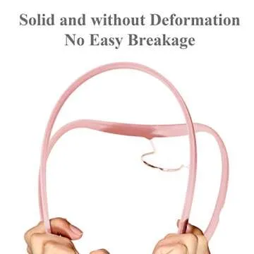 Velvet Suit Hangers with 6 Clips & Tie Rack