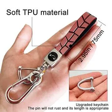 TANDRIVE Key Fob Cover for 2018-2024 Jeep Wrangler Gladiator JL JLU Sahara Rubicon The Sport JT Overland Sport S(2 3 4-Buttons, Pink)