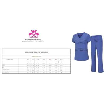 Natural Uniforms Women's Cool Stretch V-Neck Set (Teal)