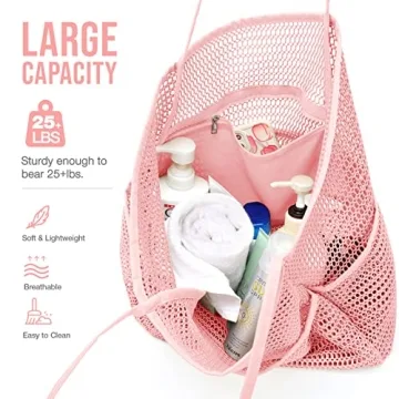 KPX Mesh Beach Bag Large Foldable Waterproof Tote