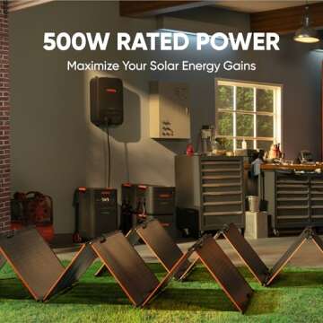 Jackery SolarSaga 500X Solar Panels - 500W Power Output for Off-Grid Adventures