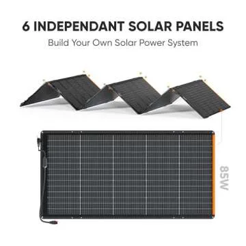 Jackery SolarSaga 500X Solar Panel - 500W Efficiency for Outdoors