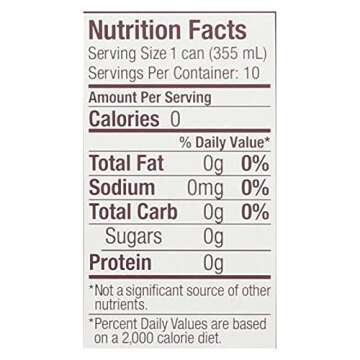 ZEVIA Black Cherry Soda 10 Pack - Refreshing and Sugar-Free