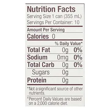 ZEVIA Black Cherry Soda 10 Pack - Refreshing and Sugar-Free