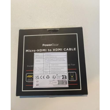 PowerBear 4K HDMI Cable 10 ft | High Speed & Durable
