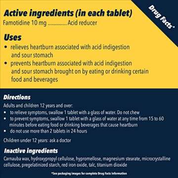 Pepcid AC Heartburn Relief Fast-Acting 60 Tablets