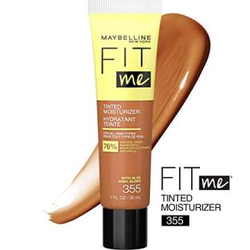 Maybelline Fit Me Tinted Moisturizer - Lightweight Natural Coverage 355