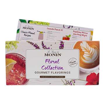 Monin Floral Collection for Cocktails and More
