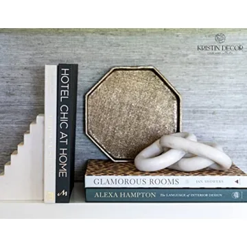 Kristin Decor White Marble Chain Link for Elegant Homes