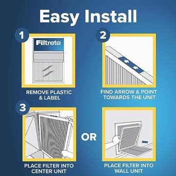 Filtrete 20x25x1 AC Furnace Air Filter for Clean Air