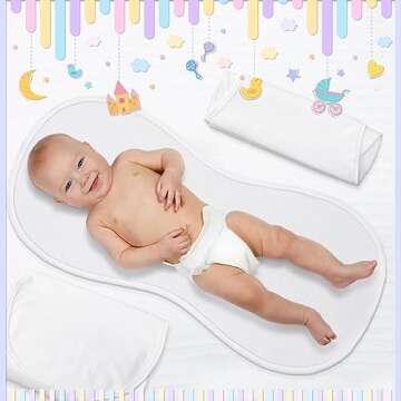 Timgle 6 Pcs Peanut Changing Pad Liners - Soft & Waterproof