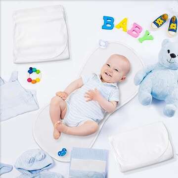 Timgle 6 Pcs Peanut Changing Pad Liners - Soft & Waterproof