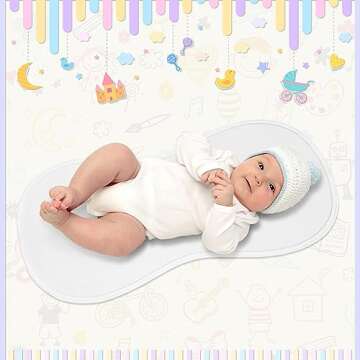 Timgle 6 Pcs Peanut Changing Pad Liners - Soft & Waterproof