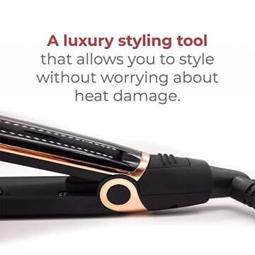 Skin Research Institute Infrarose Styler, Hair Iron, 1 Count, Tourmaline, Hair Styling, Shine Enhancing, Curling