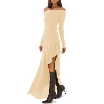 Stylish Fisoew Off The Shoulder Maxi Dress for Every Occasion