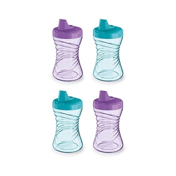 NUK 10 oz Fun Grips Sippy Cup 4 Pack BPA Free