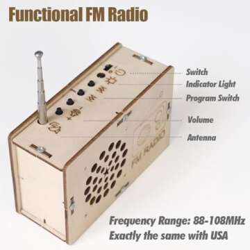 STEM Science Kits for Kids Age 5-7 6-8 8-12 8-13 Birthday Teen Boys Gifts Toys for 6 7 8 9 10 11 12 13 14 Year Old DIY Building Radio Kit Electronic for Kids Engineering Experiments Circuits